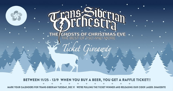 Trans-Siberian Tuesday - Concert Ticket Giveaway