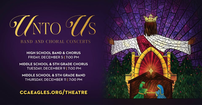 "Unto Us" CCA Middle School & 5th Grade Chorus Concert