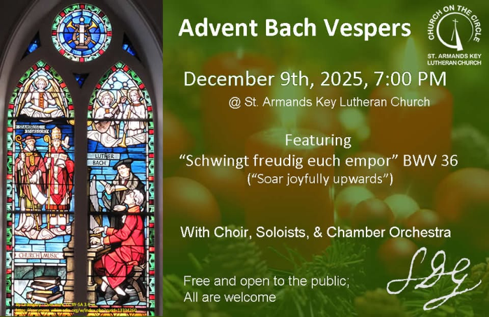 Advent Bach Vespers: A Seasonal Concert at the Church on the Circle.