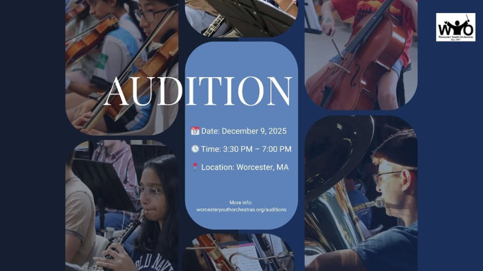 Auditions for Worcester Youth Orchestras