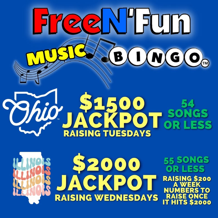 FreeN' Fun Music Bingo