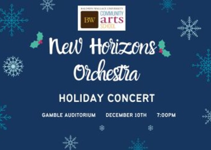 BW New Horizons Orchestra Holiday Concert
