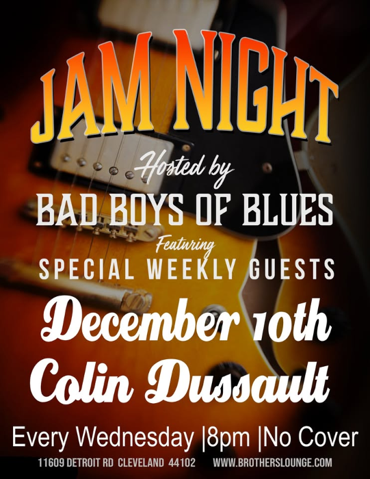 Jam Night Hosted by Bad Boys of Blues & Colin Dussault