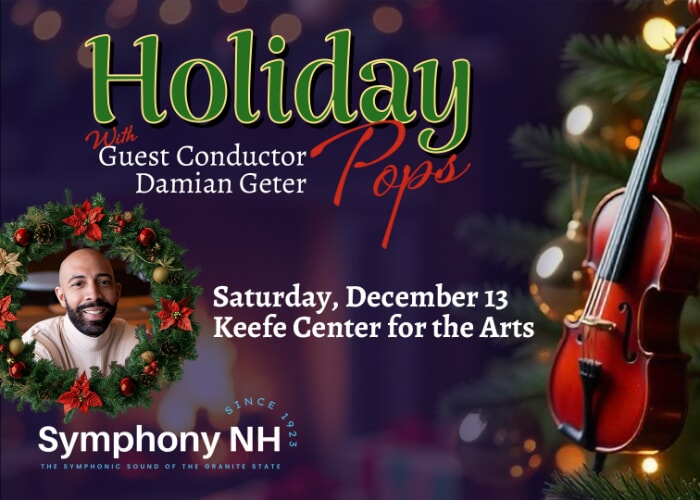 Symphony NH Holiday Pops: Music, Merriment & Magic with Damien Geter