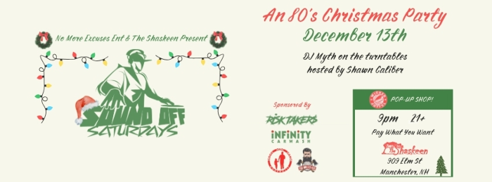 Sound Off Saturdays: an 80's Christmas Party