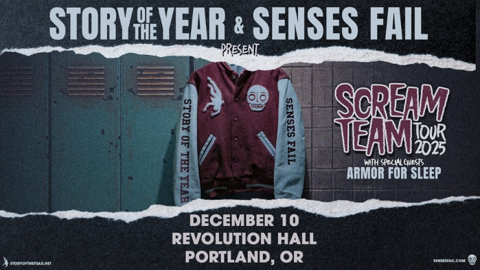 Story Of The Year & Senses Fail with Armor For Sleep at Revolution Hall