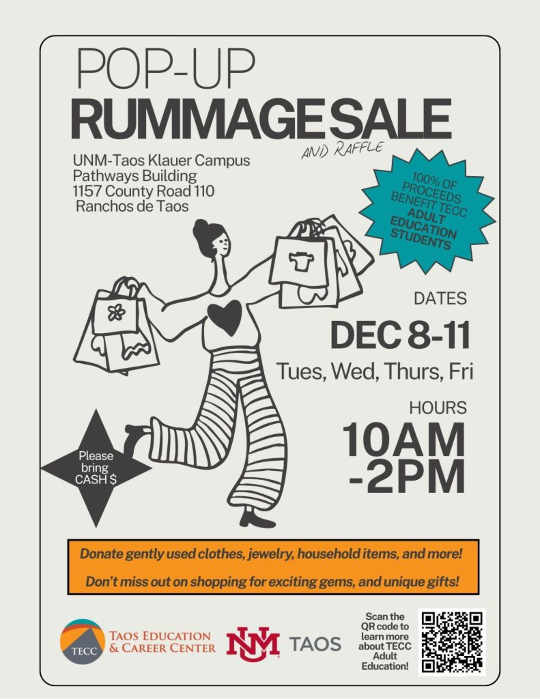 Pop-up Rummage Sale and Raffle
