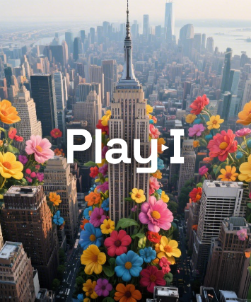 PLAY I - a community for creatives navigating AI. Moderated fireside chat with three working