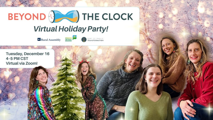 Beyond the Clock Virtual Holiday Party and Album Launch