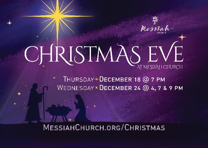 Celebrate Christmas Eve at Messiah Church