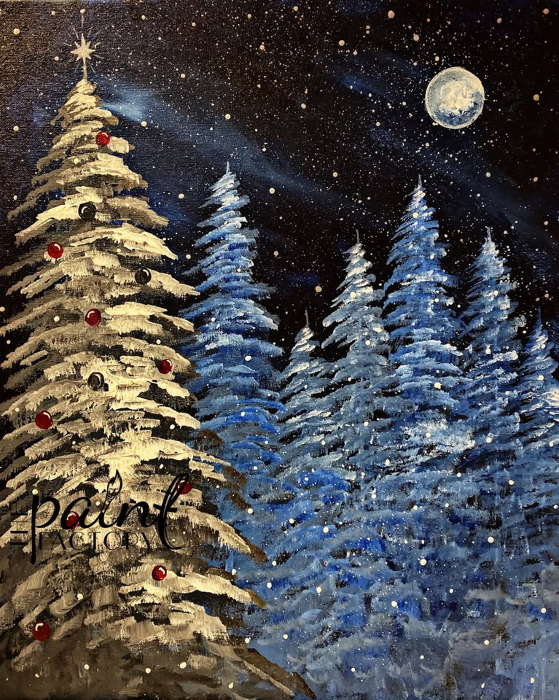 Winter Blues Paint n Sip