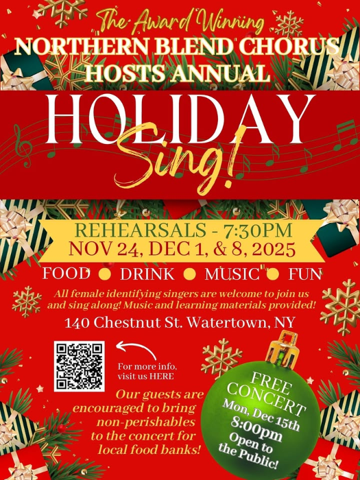 Holiday Sing with Northern Blend!