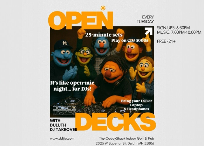 Open Decks at TCS with Duluth DJ Takeover