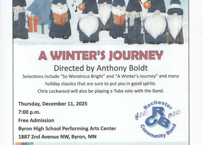 Rochester Community Band Concert "A Winter's Journey"