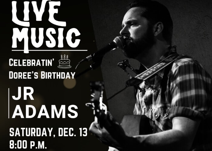 Live Music: JR Adams