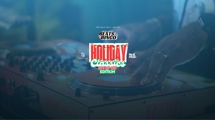 Beats N' Bingo: Holiday & 90's Hip-Hop