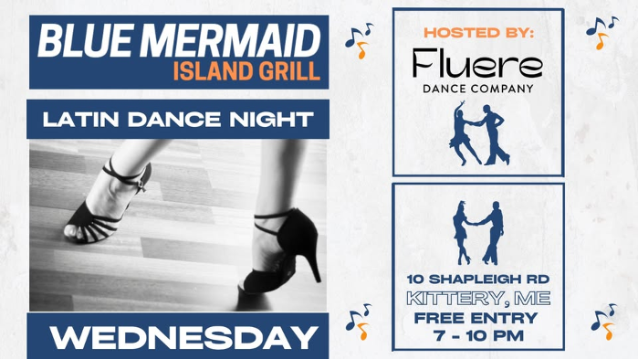 Blue Mermaid Latin Dance Night with Fluere Dance Company