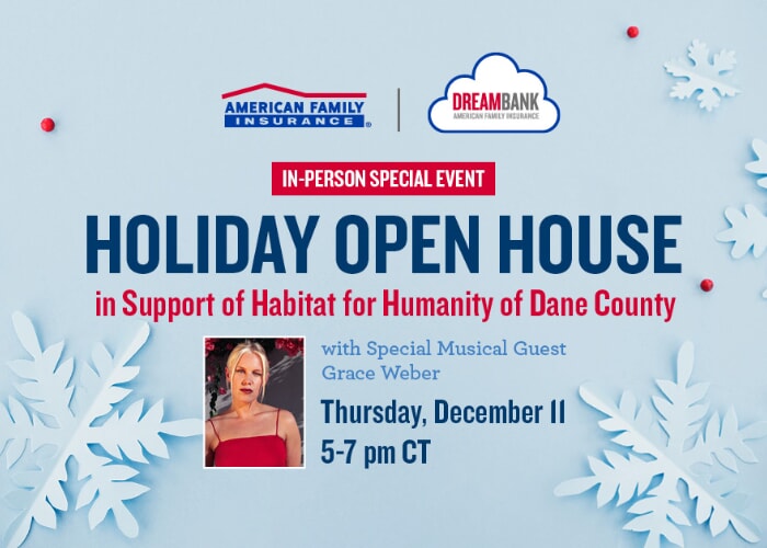 Holiday Open House in Support of Habitat for Humanity with Grace Weber