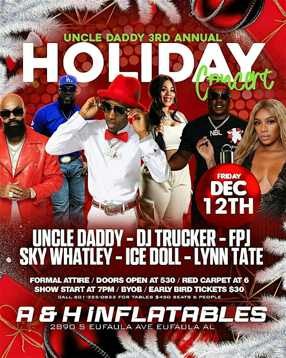 Uncle Daddy 3rd Annual Christmas Concert