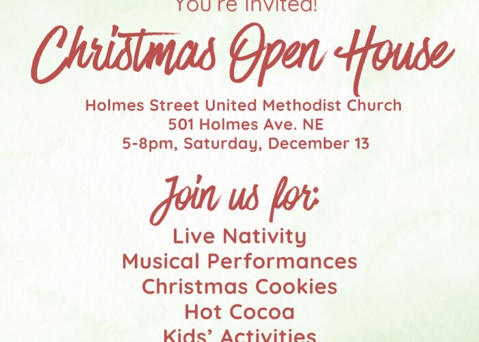 Holmes Street Annual Open House and Live Nativity