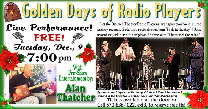 Dietrich Golden Days of Radio Players Performance