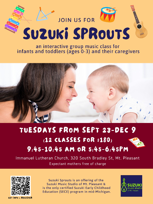 Suzuki Sprouts Baby Toddler Music Class Fall AM Session