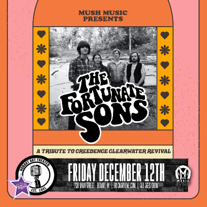 Creedence Clearwater Revival (CCR) Tribute: The Fortunate Sons Live at The Hobart Art Theater!