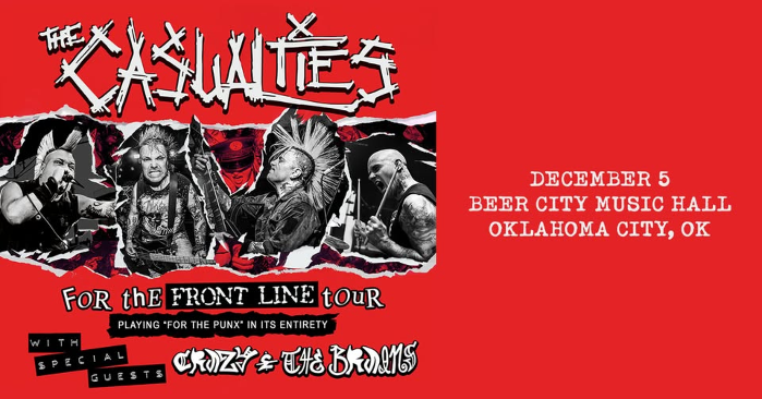 The Casualties: Performing their debut record, For the Punx, in its entirety!