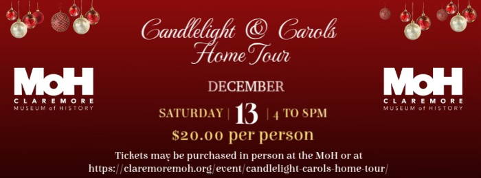Candlelight & Carols Home Tour at the MOH!