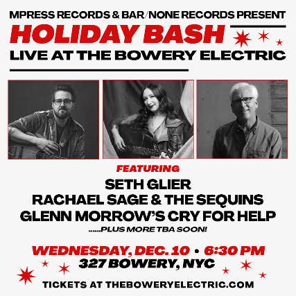 Seth Glier • Rachael Sage & The Sequins • Glenn Morrow's Cry For Help
