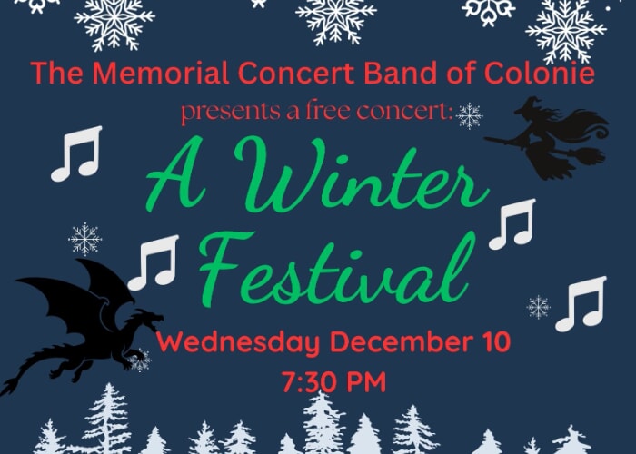 Memorial Concert Band of Colonie presents A Winter Festival
