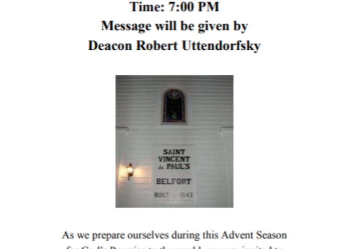 "A Christmas Story" candlelight service