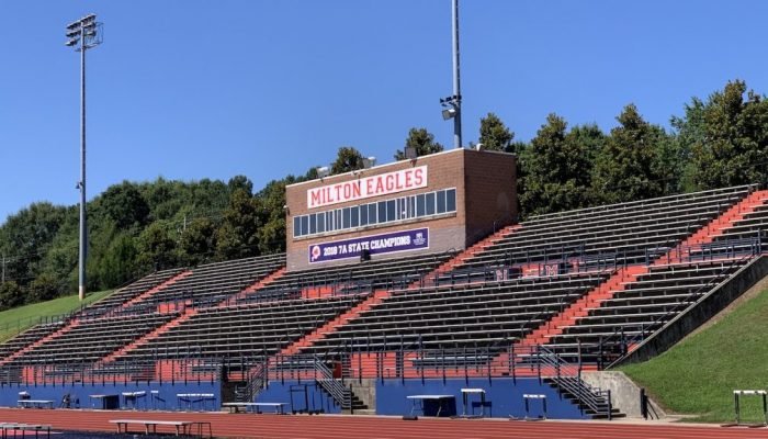 Milton Eagle Stadium STATE CHAMPS