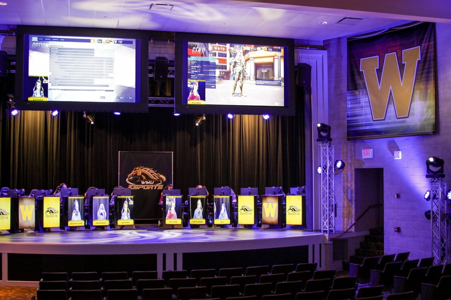 WMU Esports Arena in The Little Theatre