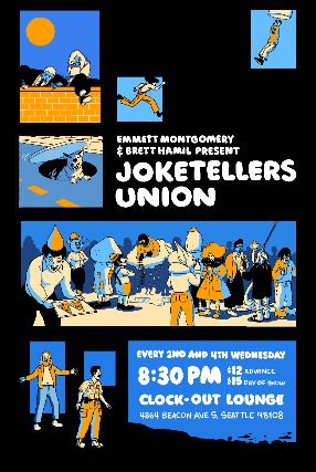Emmett Montgomery and Brett Hamil Present: Joketellers Union w/ Sam Miller