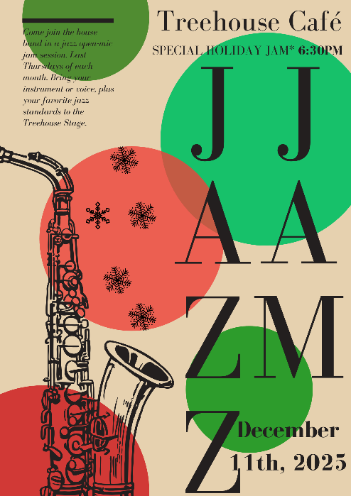 Special Holiday Jazz Jam! December 11, 2025
