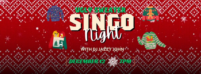 Ugly Sweater Singo Night