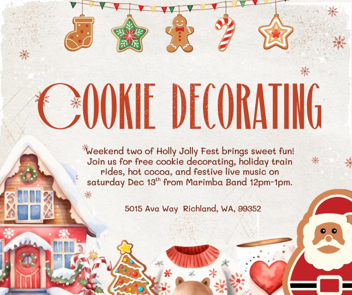 Holly Jolly Fest: Cookie Decorating Weekend + Marimba Band (FREE Event!)