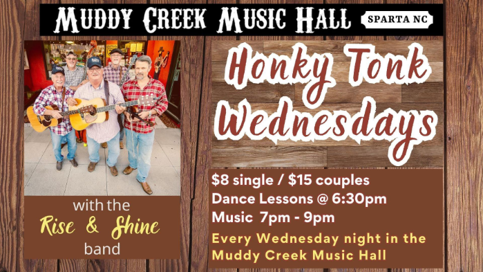 Honky Tonk Wednesdays at Muddy Creek Music Hall