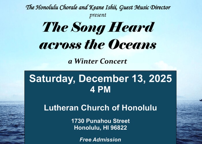 The Honolulu Chorale's Winter Concert