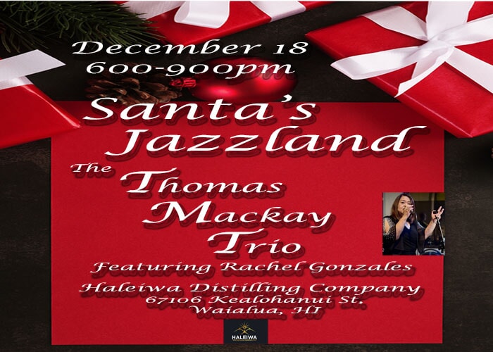 Santa's Jazzland at Haleiwa Distilling Company