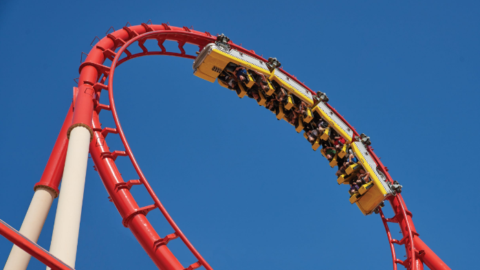 The Big Apple Coaster at NYNY