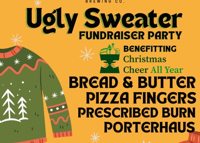 Ugly Sweater Fundraiser Party for Christmas Cheer All Year