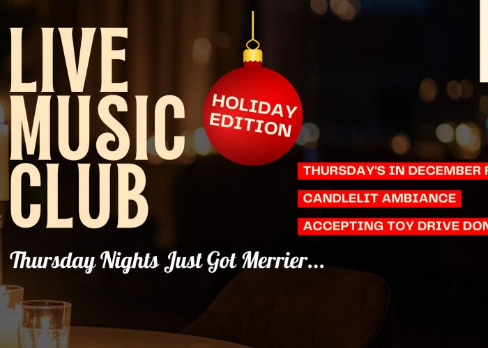 Candle Light Live Music Club: Holiday Edition