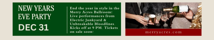 Manor House Pub New Year's Eve Party