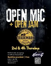 Open Mic + Open Jam hosted by Natty G Productions