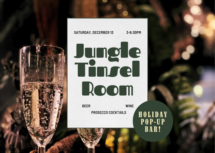 The Jungle Tinsel Room | Holiday Pop-up Bar
