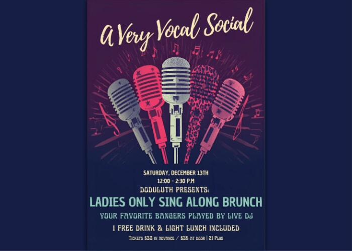 A Very Vocal Social | Ladies Only Sing Along Brunch