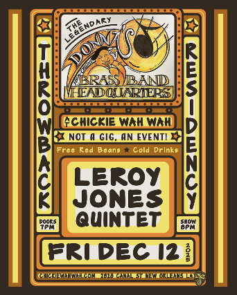 Donna's Bar & Grill Residency: Leroy Jones Quintet