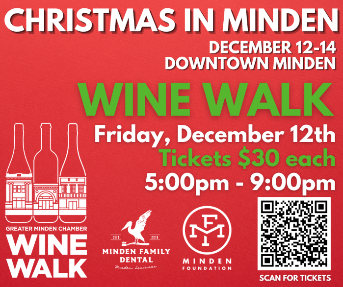 3rd Annual Downtown Minden Wine Walk
